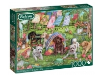 Falcon: Puppies in the Garden (1000)