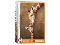 EuroGraphics: Large Pieces - Giraffe Mother's Kiss (500)