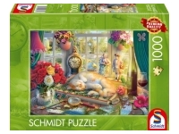 Schmidt: Puzzle Time with the Cat  (1000)