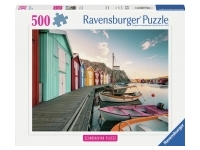 Ravensburger: Scandinavian Places - Boathhouses in Smogen, Sweden (500)