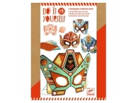 Djeco: Do It Your Self - 4 Masks With Metallic Foil