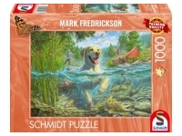 Schmidt: Mark Fredrickson - A Yellow Labrador Goes Fishing (1000)